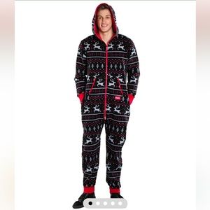 Mens TipsyElves Christmas Onsie Size M